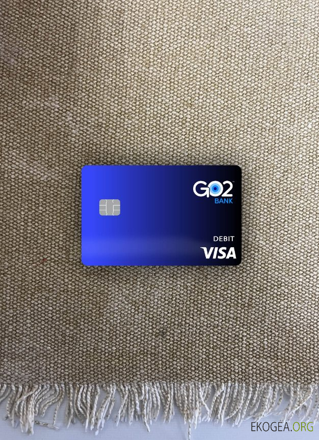 Carte de débit visa bancaire GO2 photolook recto